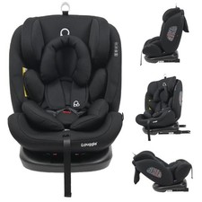 Rotating Car Seat For Toddlers Puggle Lockton 360 Birth to 12 Years ISOFIX Base