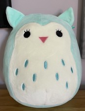 Wise old Owl Squishmallow Winston Squishmallow Owl Soft Toy Owl Plush 7”|18cm