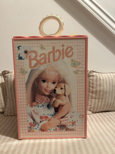 Vintage barbie pink - vintage, pink/white