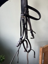 CWD Black Cob Bridle Flash Noseband