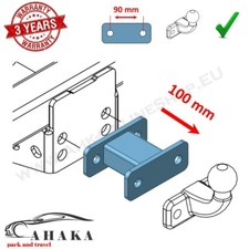 Towbar Extension 100mm - Tow