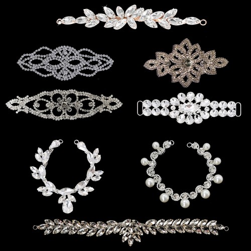 Rhinestone crystal motif - rhinestone,