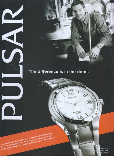 Pulsar kinetic quartz - kinetic, accuracy