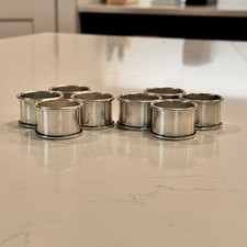 Vintage silver plated napkin