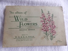 Complete Wills Cigarette Card Album "Wild Flowers"