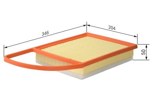 Air filter fits citroen c4 - air, c3