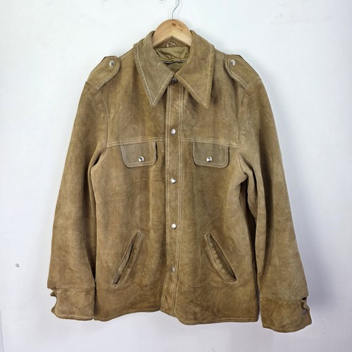 Vintage 1970s suede leather - 1970s,