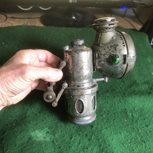 Antique bicycle lamp powell - bicycle,