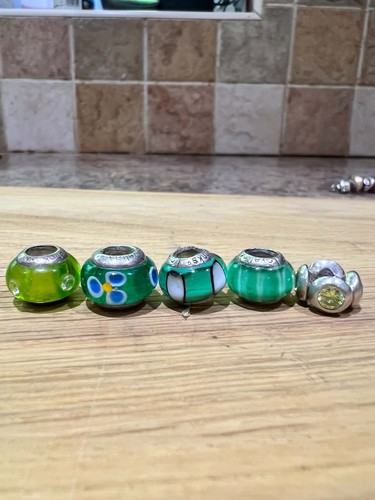 Set green glass - of, 1
