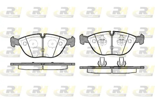 Brake pads front - pads, axle