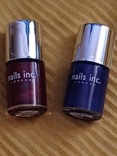Nails Inc London 2 x 10 ml bottles –  Belgrave Place and Greenwich Market