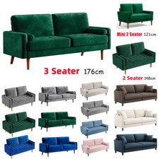 2/ 3 Seater Teddy Velvet Sofa