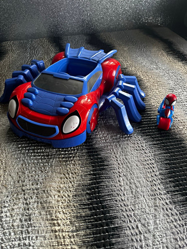 Red blue spider car - blue, with