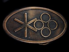 UC01149 VINTAGE 1970s **SULLAIR ROTARY SCREW AIR COMPRESSORS** BELT BUCKLE