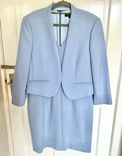 Jaeger blue 2pc skirt - jaeger,
