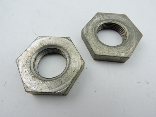 New front axle nuts - axle, triumph