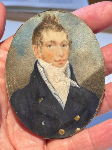Miniature portrait painting - , of