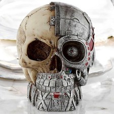 Cyborg Robot Skull Steampunk