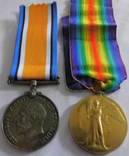 PAIR OFFICER MEDALS 2 LIEUT