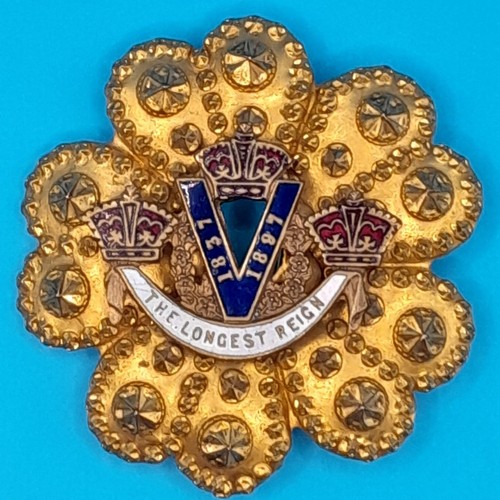 1897 antique metal - metal, enameled