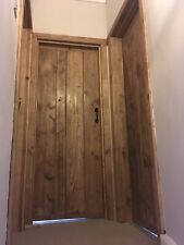 BEAUTIFUL BESPOKE OLD CHARM RECLAIMED TIMBER LEDGED & BRACED DOOR.