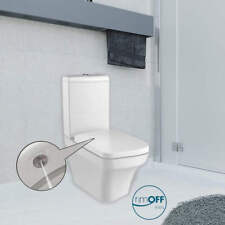 Lima RIMLESS Closed Couple Combined Bidet Toilet With Soft Close Seat
