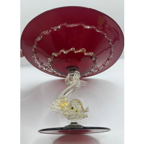 Murano style ruby - style, red
