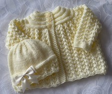 New Hand Knitted Cream Sparkle
