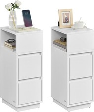 Slim Bedside Table Narrow