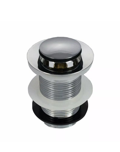 Chrome sink waste outlet pop - chrome,