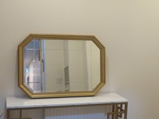 Large Rectangle Gold Coloured