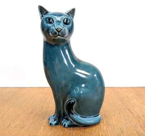 Vintage poole pottery teal - vintage,