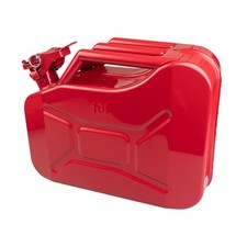 10L Red Metal Jerry Can Fuel