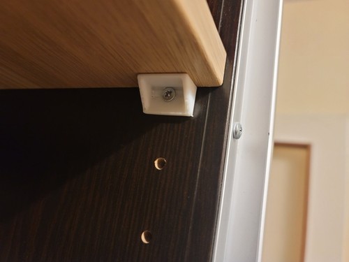Set ikea shelf support - shelf, pins