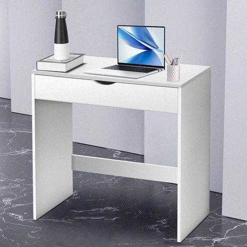 White wooden dressing table - wooden,