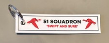 Squadron key chain tag RAF 51