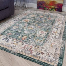Green vintage style rugs good - vintage,