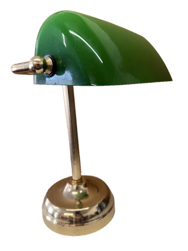 Bankers desk lamp green - bankers,