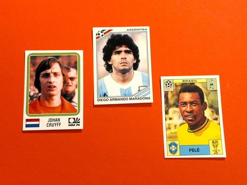 Panini world cup - maradona, pele