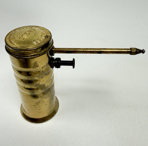 Vintage brass eagle oil - oil, can