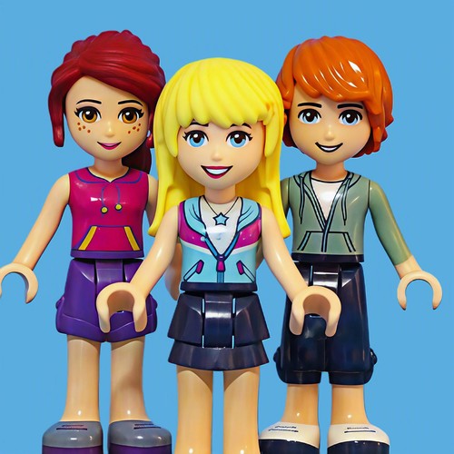 Lego friends mini figures - friends,