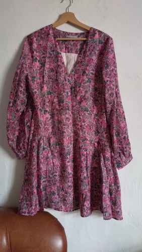 Pink oliver bonas ditsy - pink,