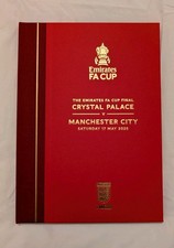 FA CUP FINAL 2025 HARDBACK PROGRAMME Crystal Palace v Man City RARE - FA edition