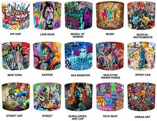 Graffiti Street Art Ceiling Lampshade Table Lamp shades Pendant Lampshades