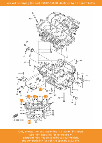 Yamaha bolt flange - yamaha, bolt,