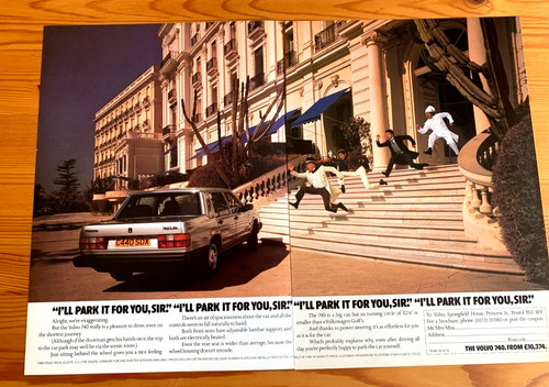 Volvo 740 1980s frameable - volvo,