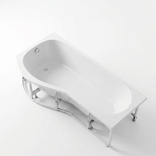 Patello P Shape Shower Bath