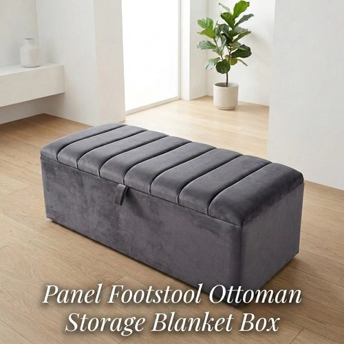 Panel ottoman storage blanket - panel,