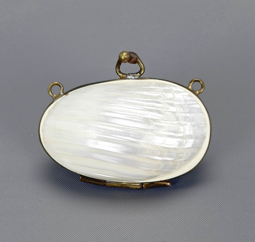 Victorian mother pearl gilt - mother,
