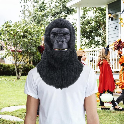 Gorillas head mask - gorillas,